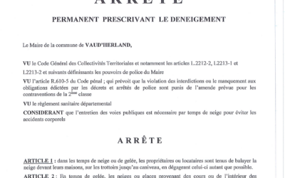 Arrêté municipal