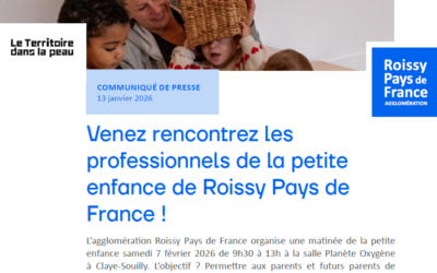 CARPF : venez rencontrez les professionnels de la petite enfance de Roissy Pays de France